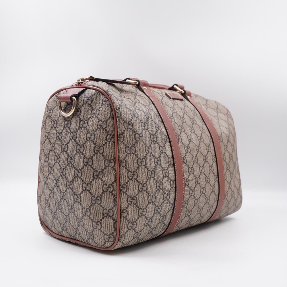❌️❌️SOLD❌️❌️BM40 💚 Gucci Joy Boston Bag GG Coated Canvas Medium - Picture 6 of 14